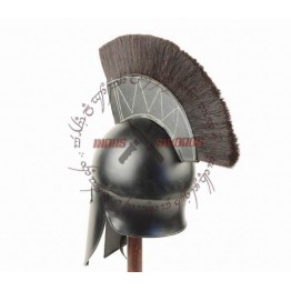Dark Legionnaire Greek Corinthian Helmet
